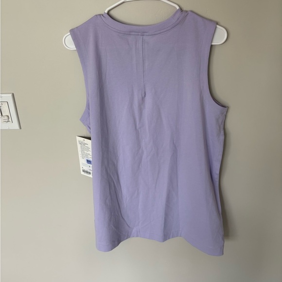 NWT Lululemon All Yours Cotton Tank Lavender Frost Size Medium - Picture 7 of 8